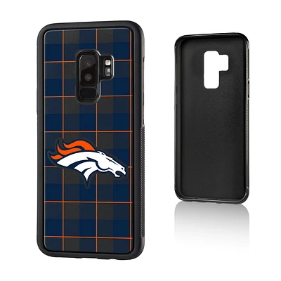 Denver Broncos Galaxy Plaid Design Bump Case