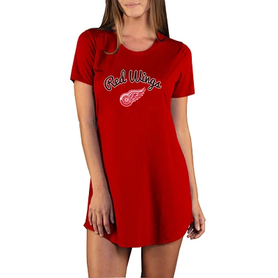 Women's Concepts Sport Red Detroit Wings Marathon Knit Nightshirt