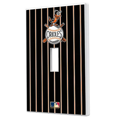 Baltimore Orioles 1954-1963 Cooperstown Pinstripe Single Toggle Light Switch Plate