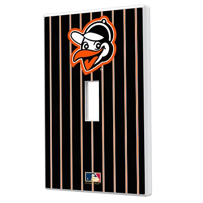 Baltimore Orioles - Cooperstown Pinstripe Single Toggle Light Switch Plate