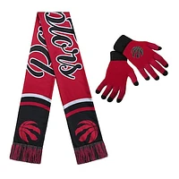 Women's Toronto Raptors Glove and Scarf Set