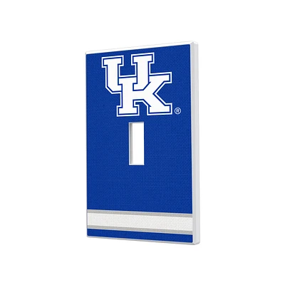 Kentucky Wildcats Stripe Design Single Toggle Light Switch Plate