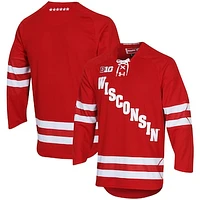 Men's Under Armour Wisconsin Badgers UA Replica Hockey Jersey