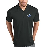 Detroit Lions Antigua Tribute Polo - Charcoal