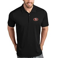 San Francisco 49ers Antigua Tribute Polo - Black