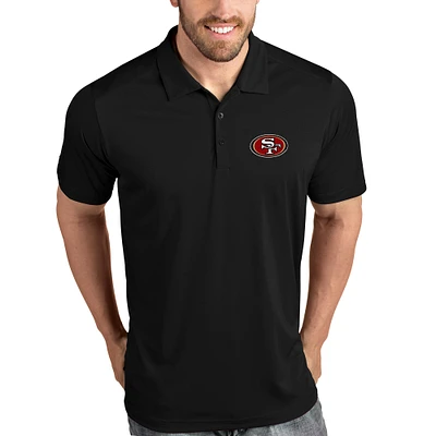 San Francisco 49ers Antigua Tribute Polo - Black