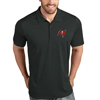 Tampa Bay Buccaneers Antigua Tribute Polo - Charcoal