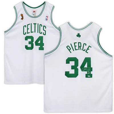 Paul Pierce Boston Celtics Autographed White Mitchell & Ness Authentic Jersey with "The Truth" Inscription