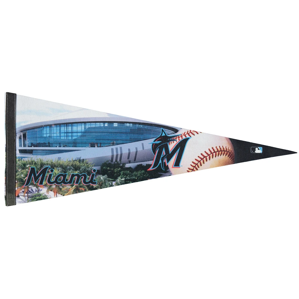 WinCraft Miami Marlins 12" x 30" Logo Premium Pennant