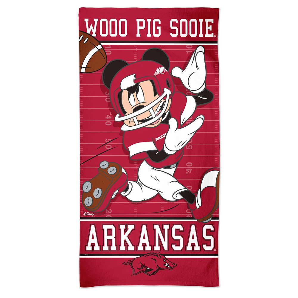 WinCraft Arkansas Razorbacks 30'' x 60'' Disney Spectra Beach Towel