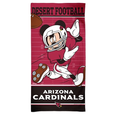 WinCraft Arizona Cardinals 30'' x 60'' Disney Spectra Beach Towel