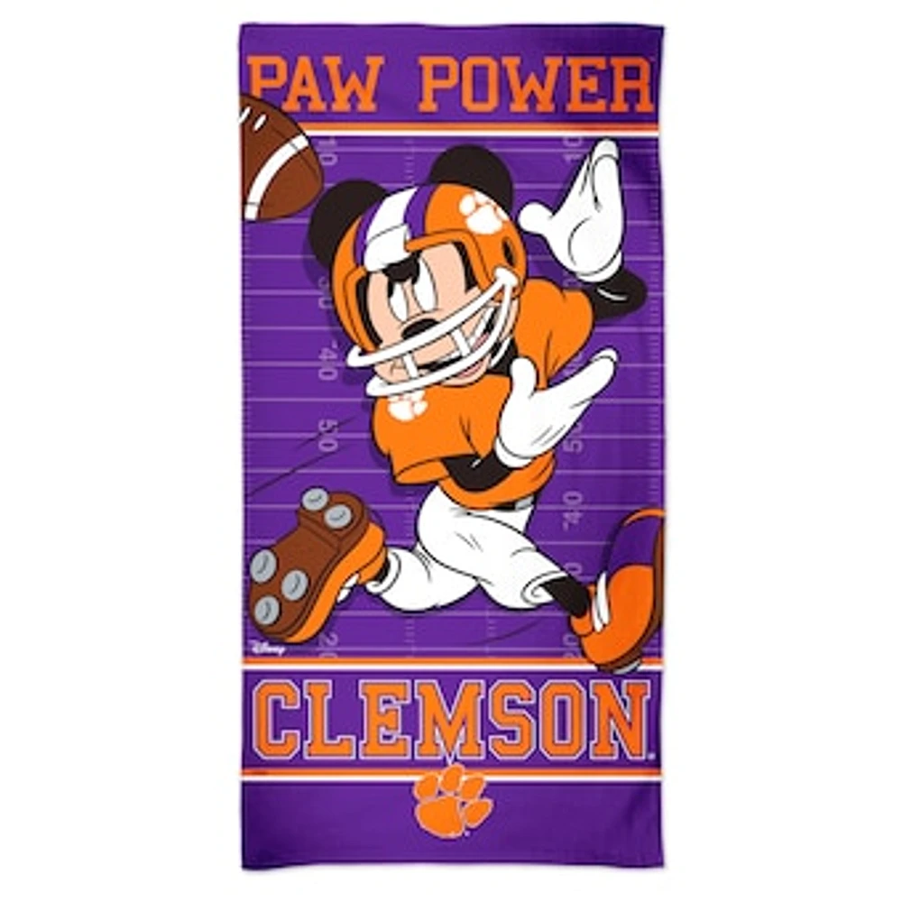 WinCraft Clemson Tigers 30'' x 60'' Disney Spectra Beach Towel