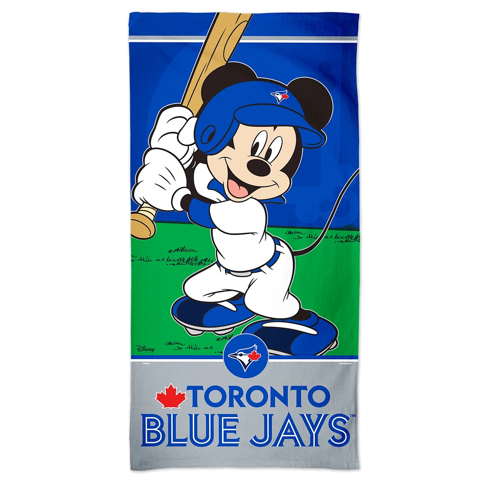 WinCraft Toronto Blue Jays 30'' x 60'' Disney Spectra Beach Towel