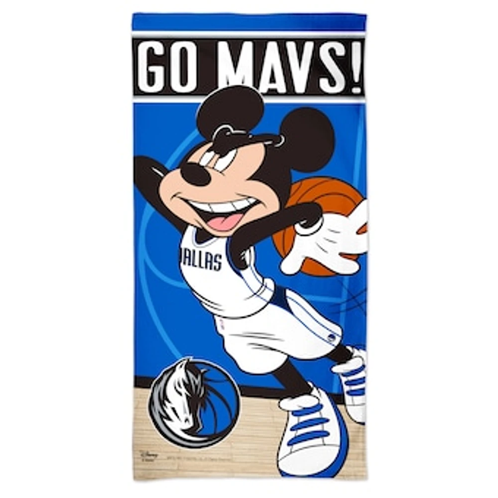 WinCraft Dallas Mavericks 30'' x 60'' Disney Spectra Beach Towel