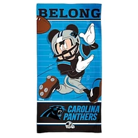 WinCraft Carolina Panthers 30'' x 60'' Disney Spectra Beach Towel