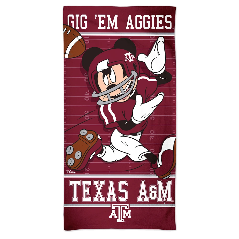 WinCraft Texas A&M Aggies 30'' x 60'' Disney Spectra Beach Towel