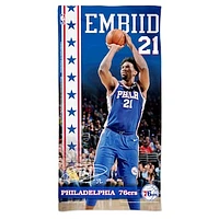 WinCraft Joel Embiid Philadelphia 76ers 30" x 60" Spectra Player Beach Towel