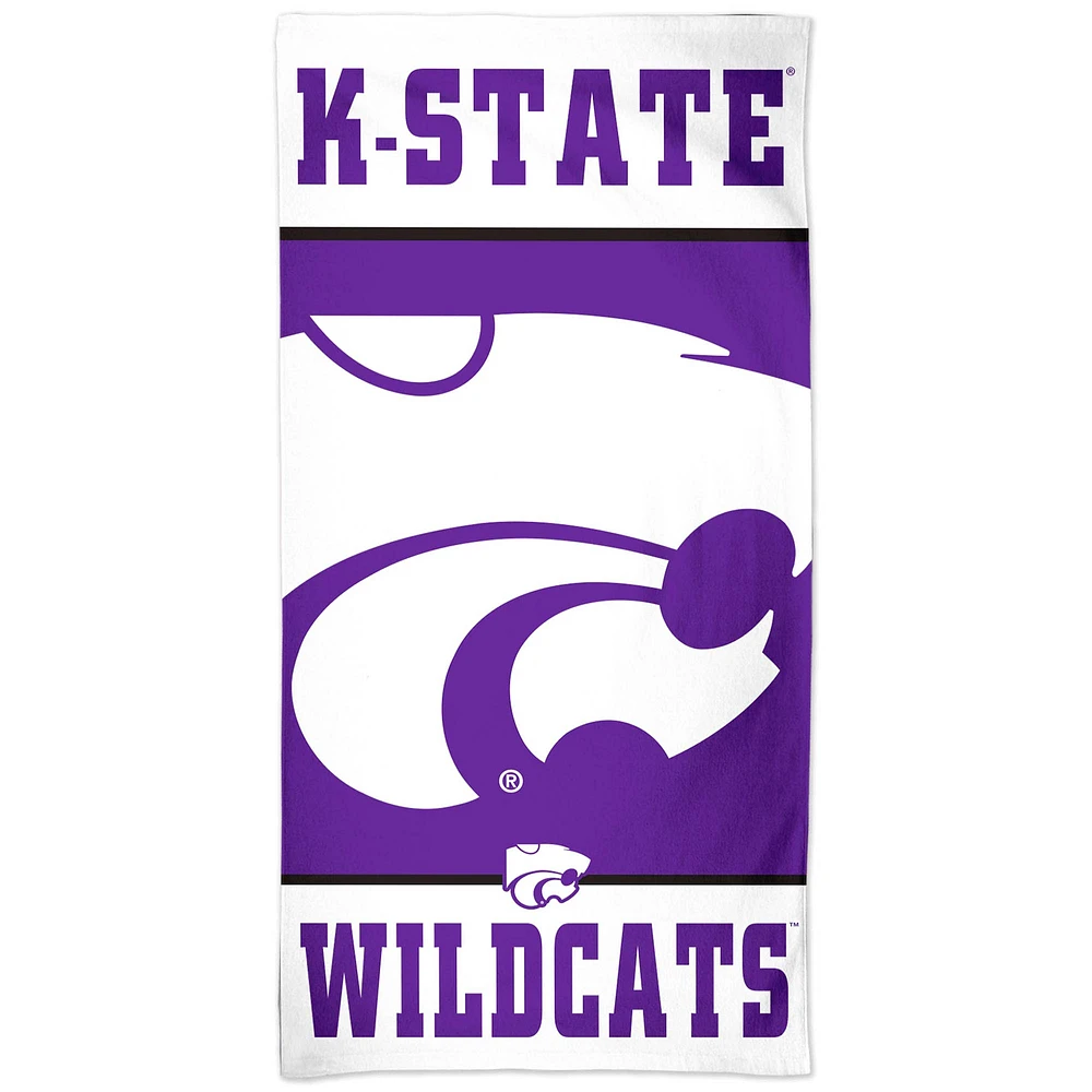 WinCraft Kansas State Wildcats 30" x 60" Team Logo Spectra Beach Towel