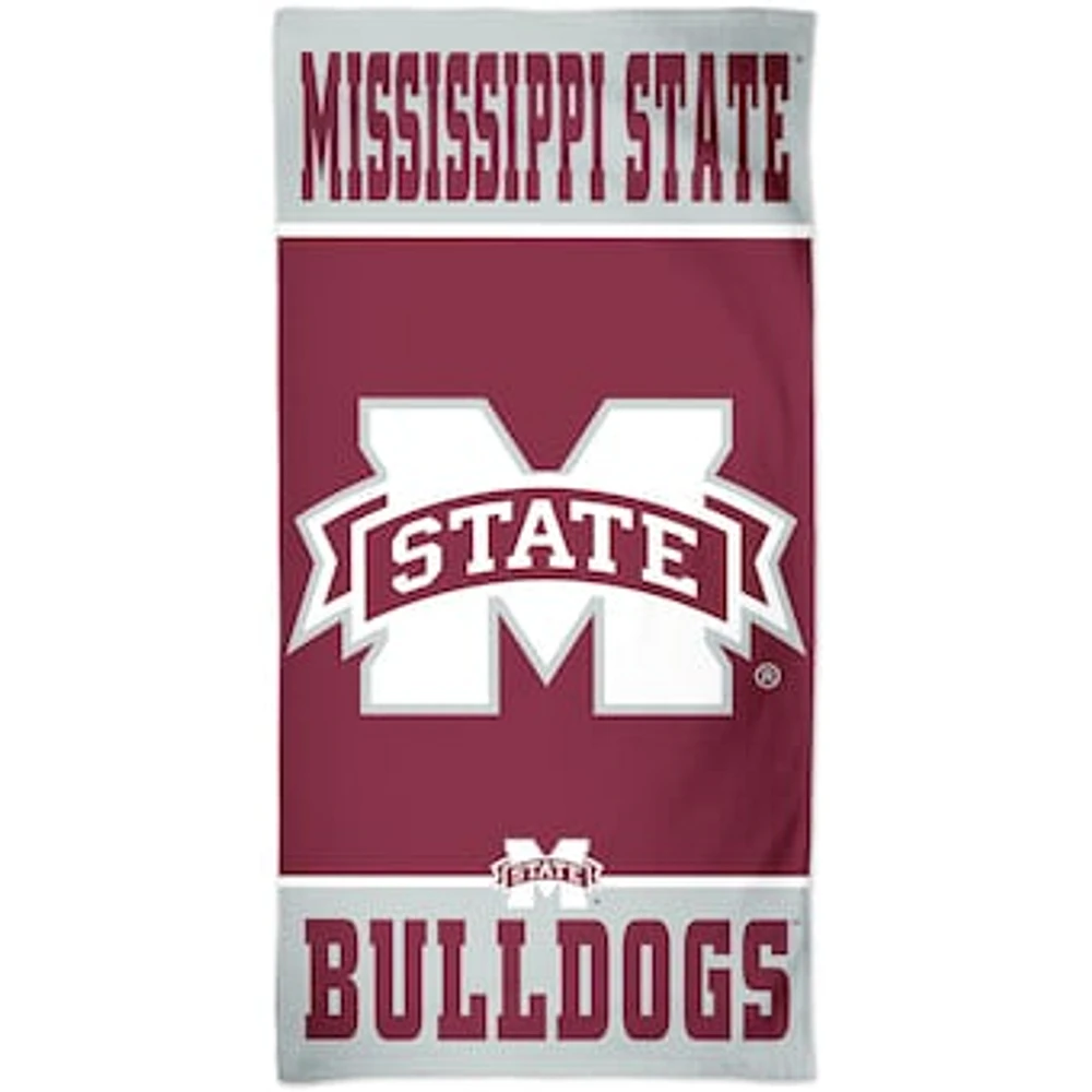 WinCraft Mississippi State Bulldogs 30" x 60" Team Logo Spectra Beach Towel