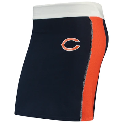 Women's Refried Apparel Navy Chicago Bears Sustainable Short Skirt