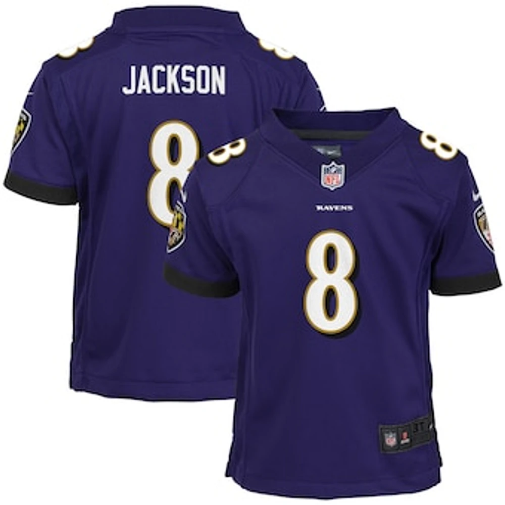 Preschool Nike Lamar Jackson Purple Baltimore Ravens Game