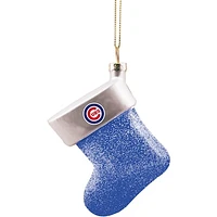 Chicago Cubs Stocking Blown Glass Ornament