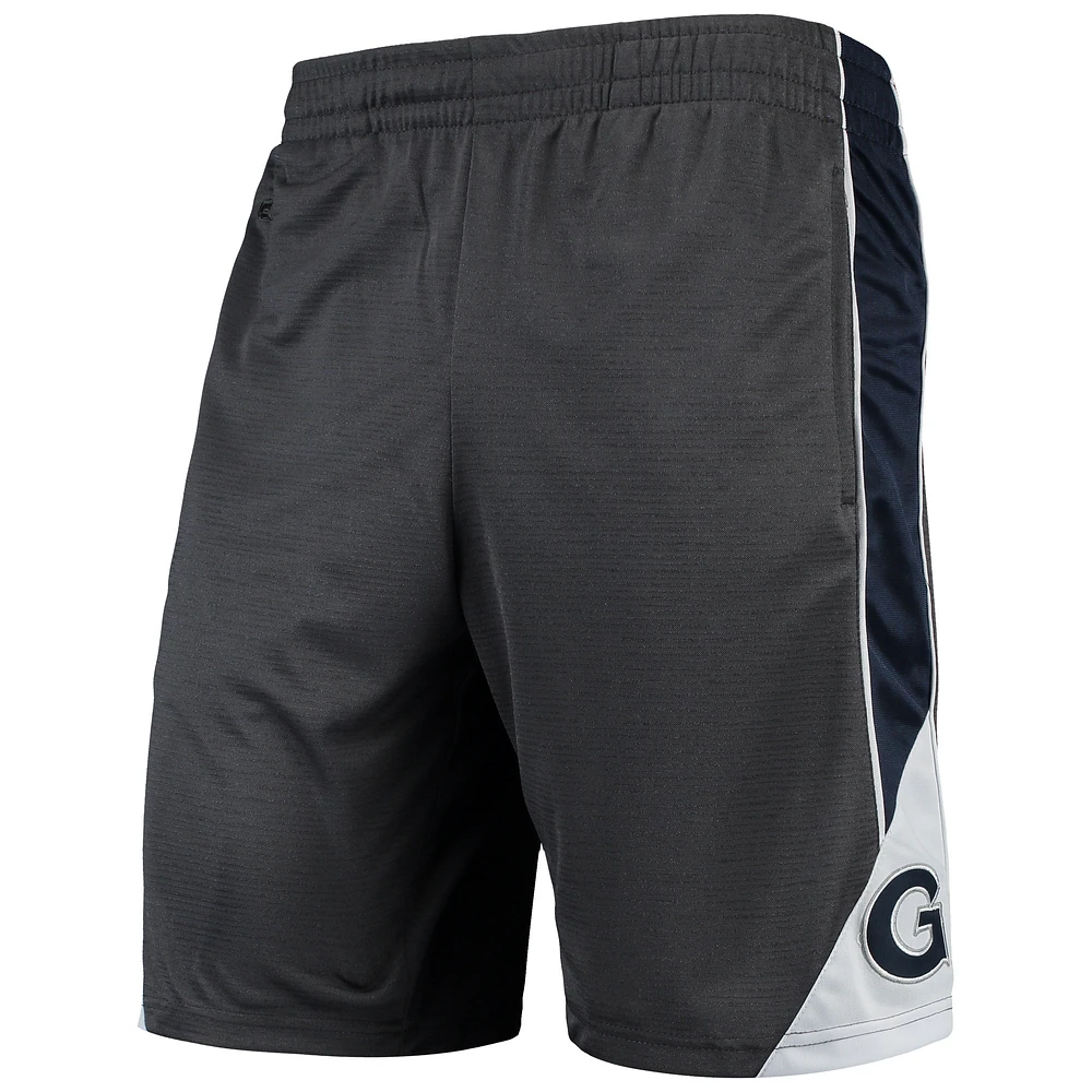 Men's Colosseum Charcoal Georgetown Hoyas Turnover Team Shorts