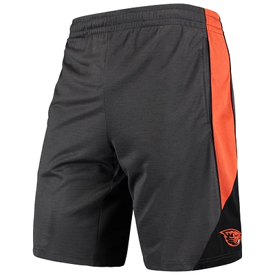 Men's Colosseum Charcoal Oregon State Beavers Turnover Team Shorts