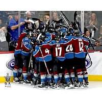 Colorado Avalanche Unsigned 2019 Stanley Cup Playoffs Game 6 Team Celebration vs. San Jose Sharks Photograph