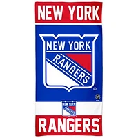 WinCraft New York Rangers 30" x 60" Striped Logo Beach Towel