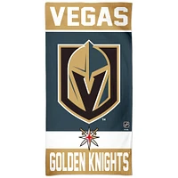 WinCraft Vegas Golden Knights 30" x 60" Striped Logo Beach Towel