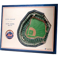 New York Mets 17'' x 13'' 5-Layer 3D StadiumViews Wall Art