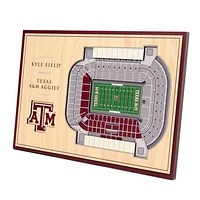 Texas A&M Aggies 14'' x 10.5'' 3D StadiumViews Desktop Display