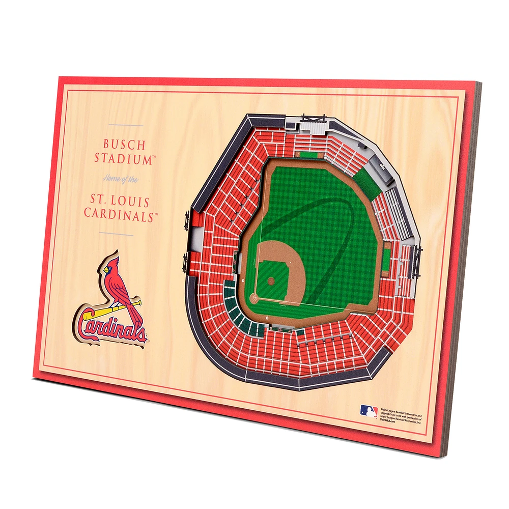 St. Louis Cardinals 14'' x 10.5'' 3D StadiumViews Desktop Display
