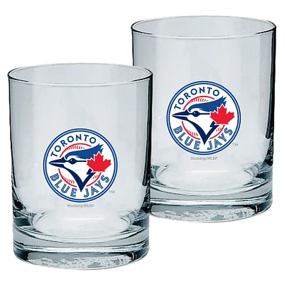 Toronto Blue Jays 2-Pack 13.5oz. Rocks Glass - Set