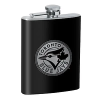 Toronto Blue Jays - 8oz. Black Lasered Flask