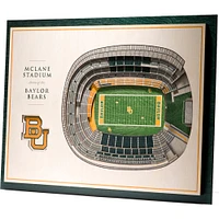 Baylor Bears 17'' x 13'' 5-Layer StadiumViews 3D Wall Art