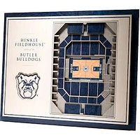 Butler Bulldogs 17'' x 13'' 5-Layer StadiumViews 3D Wall Art