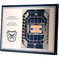 Butler Bulldogs 17'' x 13'' 5-Layer StadiumViews 3D Wall Art