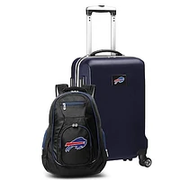 MOJO Navy Buffalo Bills 2-Piece Backpack & Carry-On Set