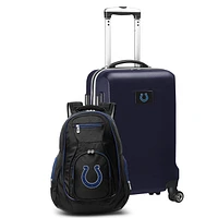 MOJO Navy Indianapolis Colts 2-Piece Backpack & Carry-On Set