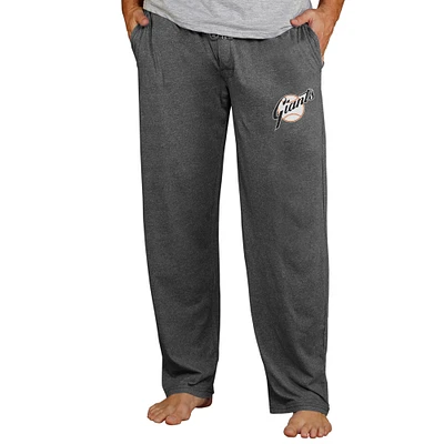 Men's Concepts Sport Charcoal San Francisco Giants Cooperstown Quest Lounge Pants