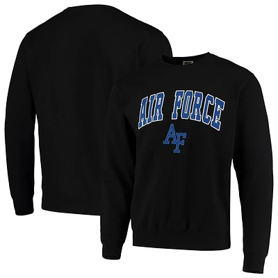 Men's Colosseum Air Force Falcons Arch & Logo Sweatshirt