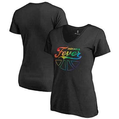 Women's Indiana Fever Team Pride Wordmark V-Neck T-Shirt