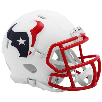 Riddell Houston Texans Flat White Alternate Revolution Speed Mini Football Helmet