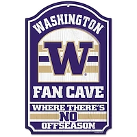 WinCraft Washington Huskies 11'' x 17'' Fan Cave Antique Inspired Wood Sign