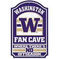 WinCraft Washington Huskies 11'' x 17'' Fan Cave Antique Inspired Wood Sign