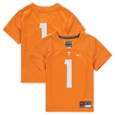 Preschool Nike #1 Tennessee Orange Tennessee Volunteers Untouchable Football Jersey