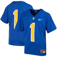 Youth Nike #1 Royal Pitt Panthers Untouchable Football Jersey