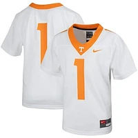 Youth Nike #1 White Tennessee Volunteers Untouchable Football Jersey